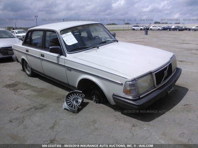 YV1AX884XJ1321104 - 1988 VOLVO 244 DL/GL WHITE photo 1