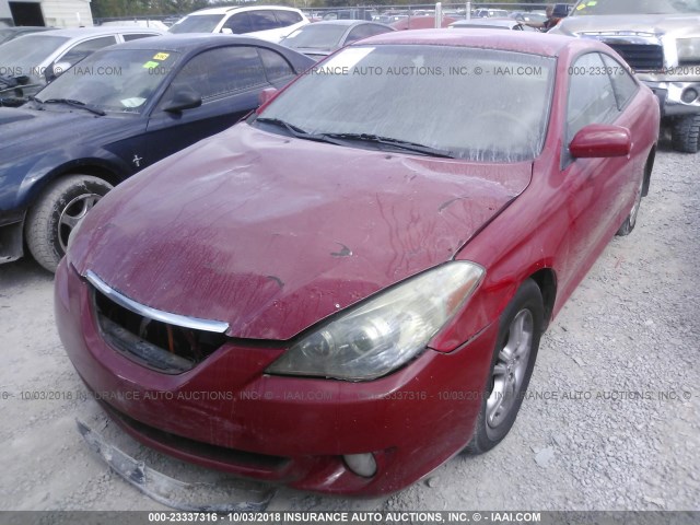 4T1CE30P07U757217 - 2007 TOYOTA CAMRY SOLARA SE/SLE Qırmızı foto 2