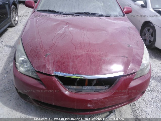 4T1CE30P07U757217 - 2007 TOYOTA CAMRY SOLARA SE/SLE Qırmızı foto 6