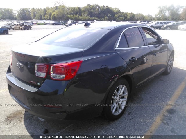 1G11D5RR1DF100143 - 2013 CHEVROLET MALIBU 1LT BLACK photo 4