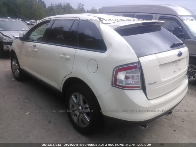 2FMDK49C57BA88841 - 2007 FORD EDGE SEL PLUS CREAM photo 3