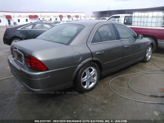 1LNHM86S52Y672814 - 2002 LINCOLN LS 灰色 照片 4
