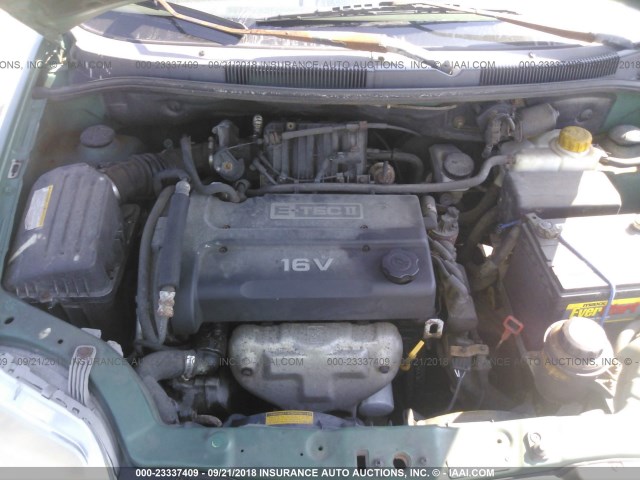 KL1TJ52624B172265 - 2004 CHEVROLET AVEO LS GREEN photo 10