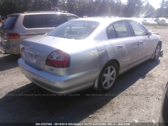 JNKBF01A03M101999 - 2003 INFINITI Q45 SILVER photo 4