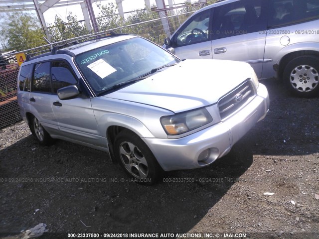 JF1SG65613H732167 - 2003 SUBARU FORESTER 2.5XS SILVER photo 1