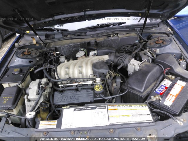 1FALP52U9SA161701 - 1995 FORD TAURUS GL/SE BLUE photo 10