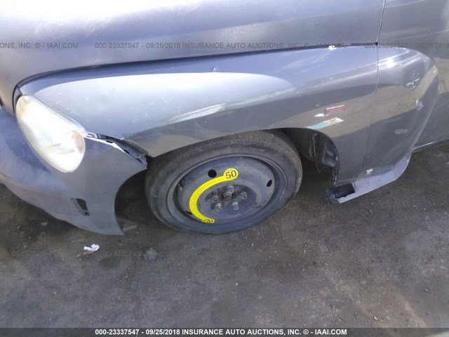 3GNDA13D38S549545 - 2008 CHEVROLET HHR LS GRAY photo 6