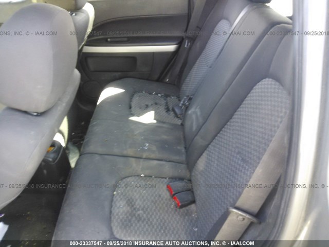 3GNDA13D38S549545 - 2008 CHEVROLET HHR LS GRAY photo 8