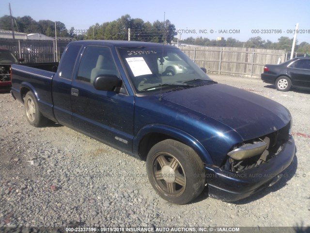 1GCCS1953Y8250602 - 2000 CHEVROLET S TRUCK S10 BLUE photo 1