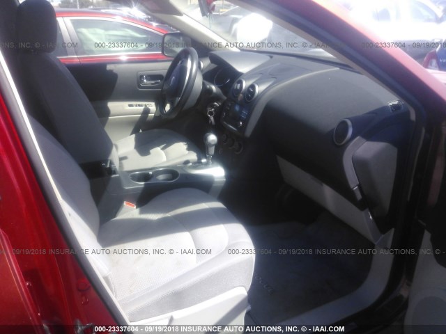 JN8AS5MT3CW253108 - 2012 NISSAN ROGUE S/SV RED photo 5