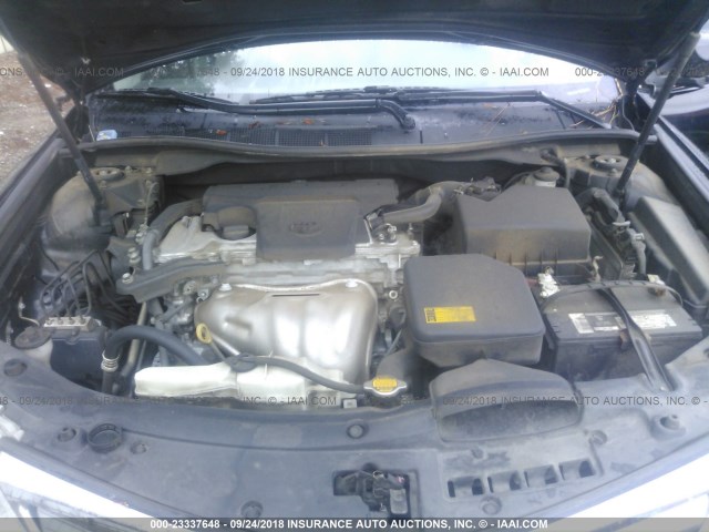 4T1BF1FK0DU722407 - 2013 TOYOTA CAMRY L/SE/LE/XLE შავი ფოტო 10