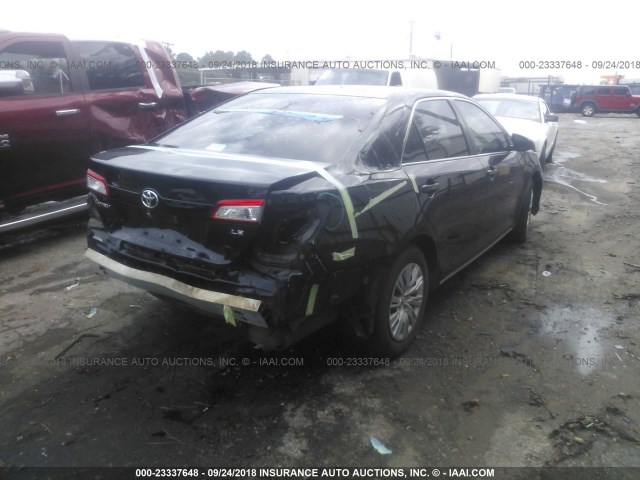 4T1BF1FK0DU722407 - 2013 TOYOTA CAMRY L/SE/LE/XLE შავი ფოტო 4