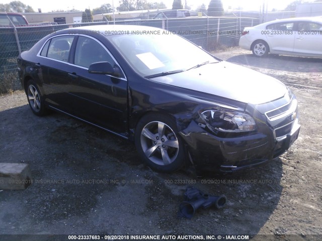 1G1ZC5E19BF181850 - 2011 CHEVROLET MALIBU 1LT BLACK photo 1