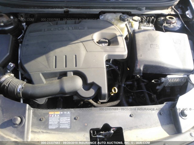 1G1ZC5E19BF181850 - 2011 CHEVROLET MALIBU 1LT BLACK photo 10