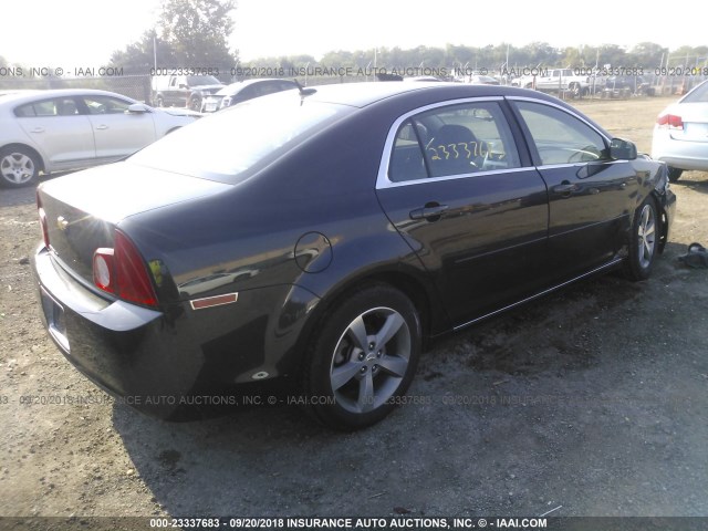 1G1ZC5E19BF181850 - 2011 CHEVROLET MALIBU 1LT BLACK photo 4