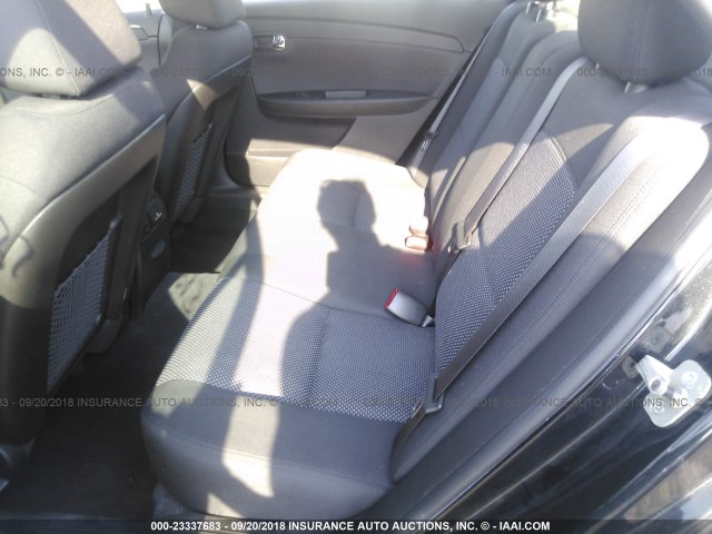 1G1ZC5E19BF181850 - 2011 CHEVROLET MALIBU 1LT BLACK photo 8