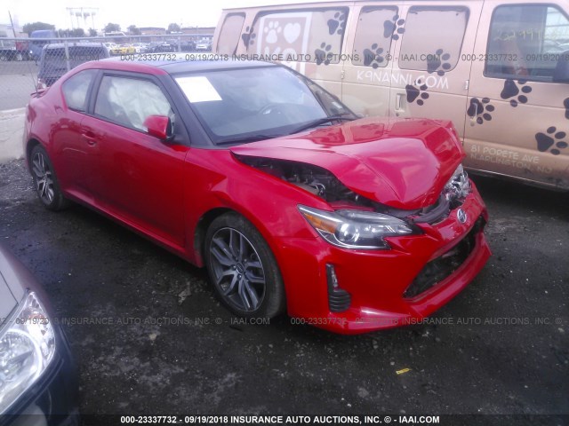 JTKJF5C75E3086980 - 2014 TOYOTA SCION TC 红色 照片 1