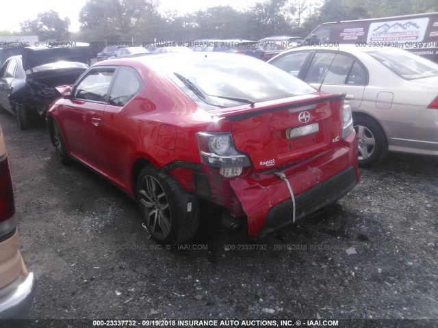 JTKJF5C75E3086980 - 2014 TOYOTA SCION TC 红色 照片 3