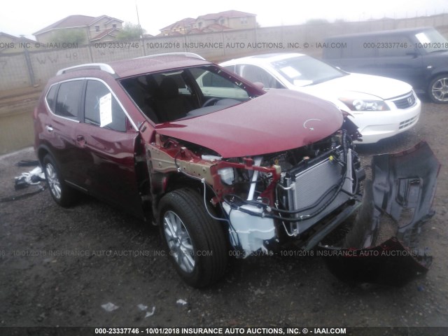 5N1AT2MT7JC830546 - 2018 NISSAN ROGUE S/SL RED photo 1