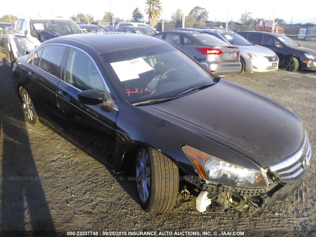 1HGCP2F89CA061879 - 2012 HONDA ACCORD EXL BLACK photo 1