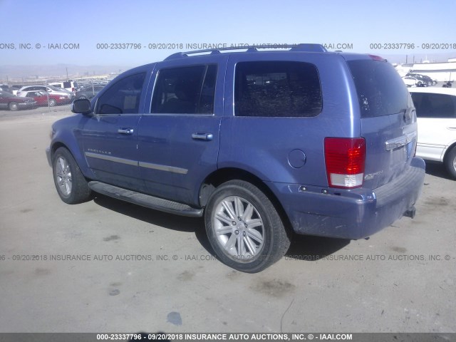 1A8HX58287F577571 - 2007 CHRYSLER ASPEN LIMITED BLUE photo 3