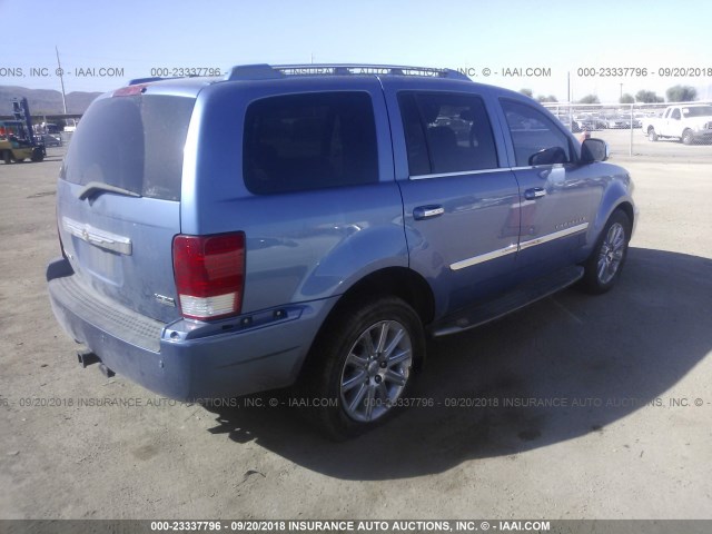 1A8HX58287F577571 - 2007 CHRYSLER ASPEN LIMITED BLUE photo 4