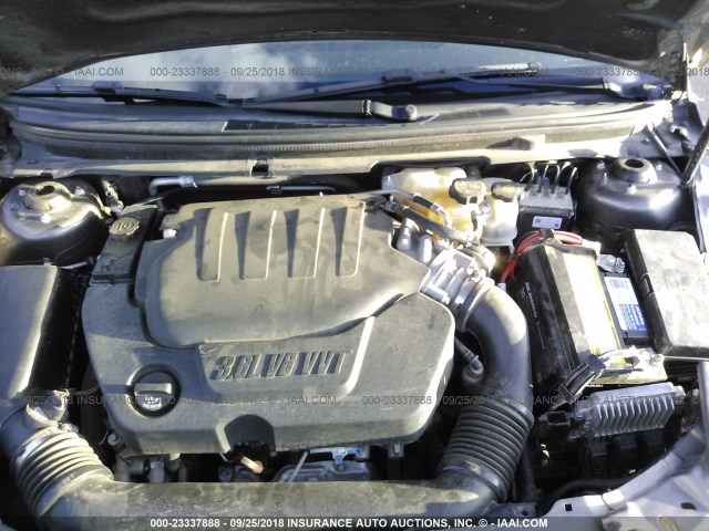 1G1ZG5E77CF116005 - 2012 CHEVROLET MALIBU LTZ 灰色 照片 10