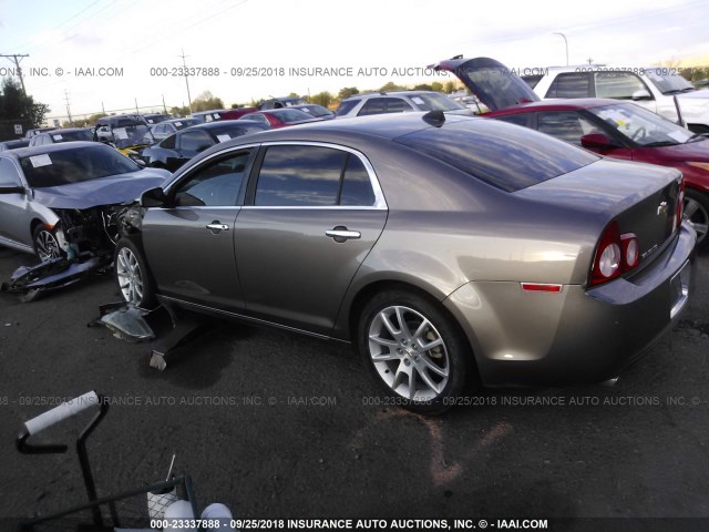 1G1ZG5E77CF116005 - 2012 CHEVROLET MALIBU LTZ 灰色 照片 3