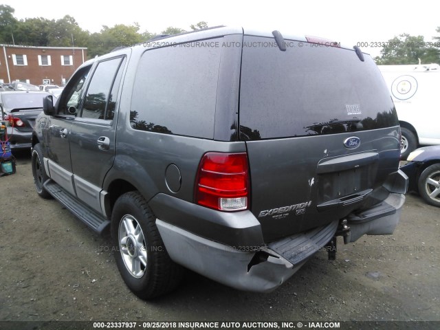 1FMPU16L83LA33868 - 2003 FORD EXPEDITION XLT GRAY photo 3