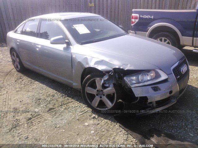 WAUDH74F18N125943 - 2008 AUDI A6 3.2 QUATTRO GRAY photo 1