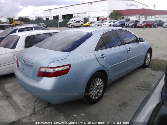 4T1BE46K29U870053 - 2009 TOYOTA CAMRY SE/LE/XLE ღია ლურჯი ფოტო 4