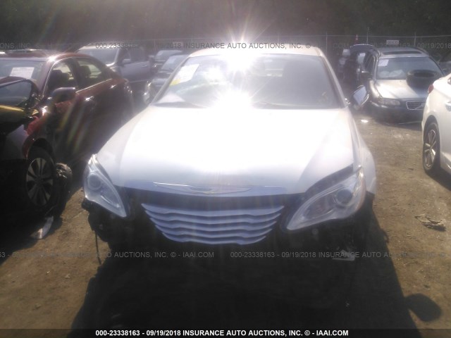 1C3CCBCGXDN598457 - 2013 CHRYSLER 200 LIMITED WHITE photo 6