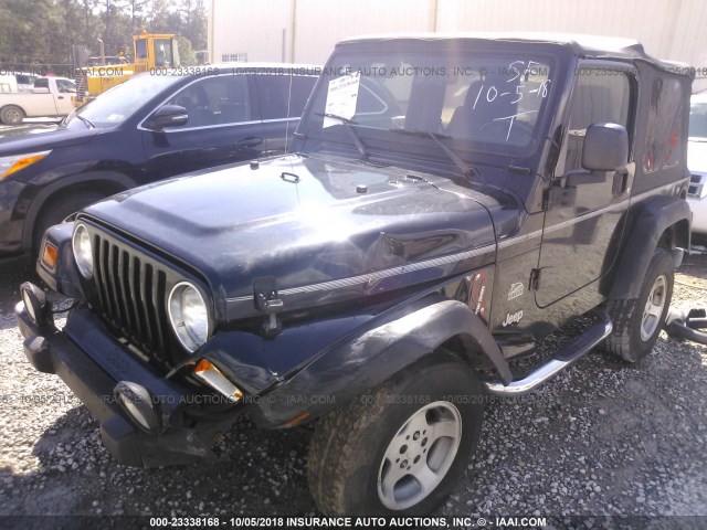 1J4FA59SX3P305553 - 2003 JEEP WRANGLER / TJ SAHARA BLACK photo 6