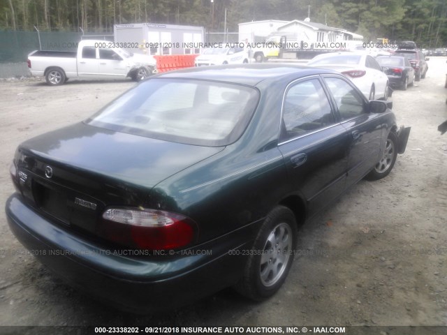 1YVGF22C7Y5113114 - 2000 MAZDA 626 GREEN photo 4