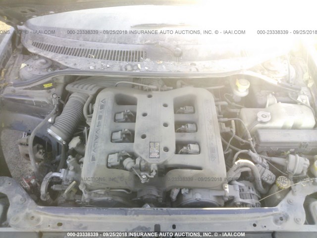 2C3HC56G1YH167359 - 2000 CHRYSLER LHS BLACK photo 10