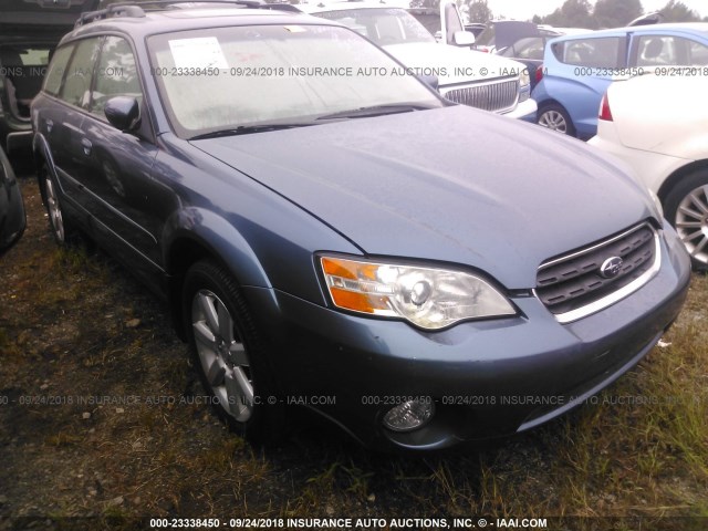 4S4BP62C467341606 - 2006 SUBARU LEGACY OUTBACK 2.5I LIMITED BLUE photo 1