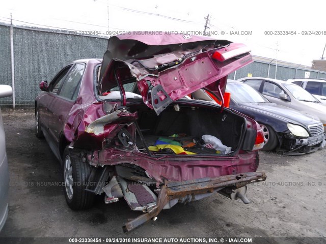 1HGCG66862A019854 - 2002 HONDA ACCORD EX/SE RED photo 3