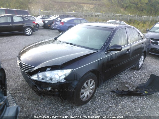 4T1BE32K65U028567 - 2005 TOYOTA CAMRY LE/XLE/SE Қара фото 2