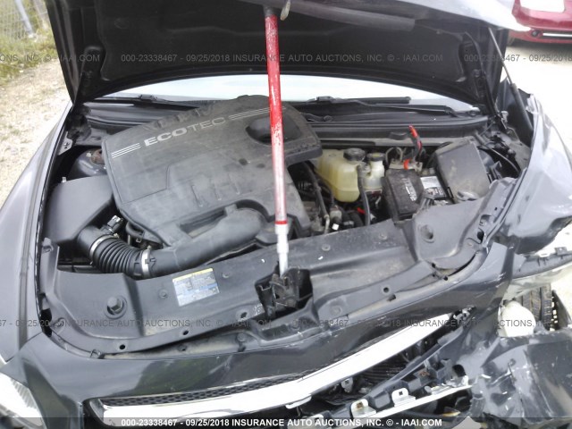 1G1ZG57B984304769 - 2008 CHEVROLET MALIBU LS BLACK photo 10