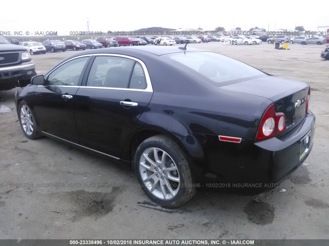 1G1ZE5E76BF316085 - 2011 CHEVROLET MALIBU LTZ 黑色 照片 3