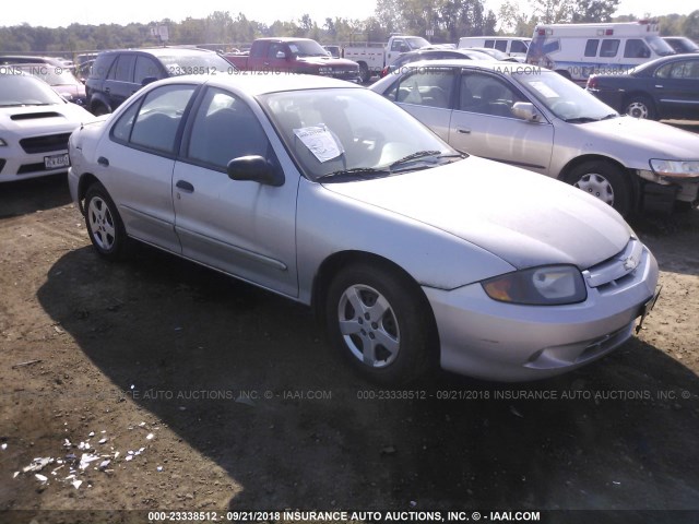 1G1JF52F747330306 - 2004 CHEVROLET CAVALIER LS SILVER photo 1