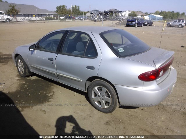 1G1JF52F747330306 - 2004 CHEVROLET CAVALIER LS SILVER photo 3