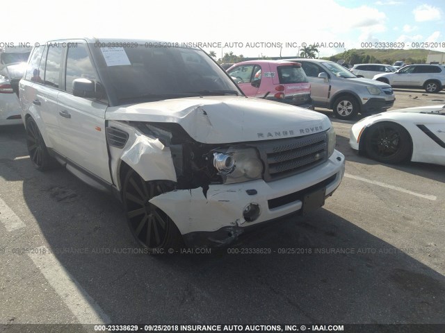 SALSF25416A970823 - 2006 LAND ROVER RANGE ROVER SPORT HSE WHITE photo 6