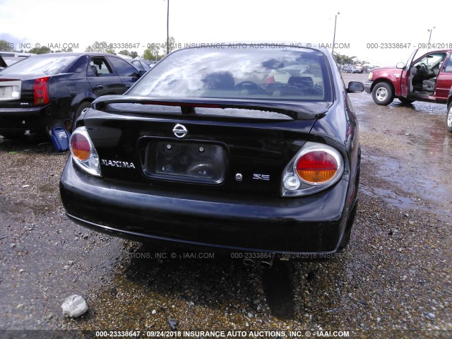 JN1DA31A33T420543 - 2003 NISSAN MAXIMA GLE/SE BLACK photo 6