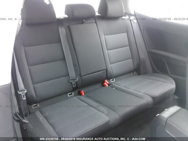 WVWAB7AJ3DW016193 - 2013 VOLKSWAGEN GOLF GRAY photo 8