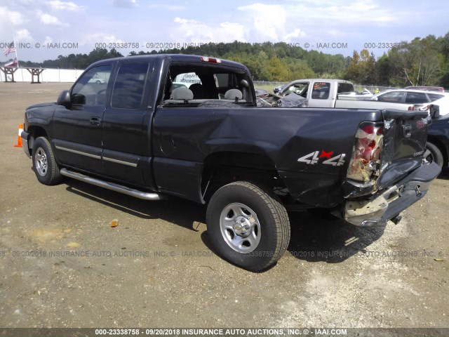 1GCEK19T34E249906 - 2004 CHEVROLET SILVERADO K1500 GRAY photo 3