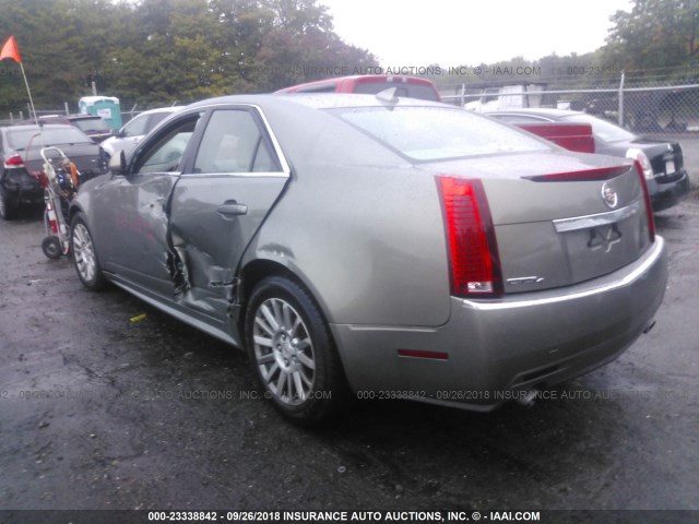 1G6DG5EG7A0148912 - 2010 CADILLAC CTS LUXURY COLLECTION GRAY photo 3