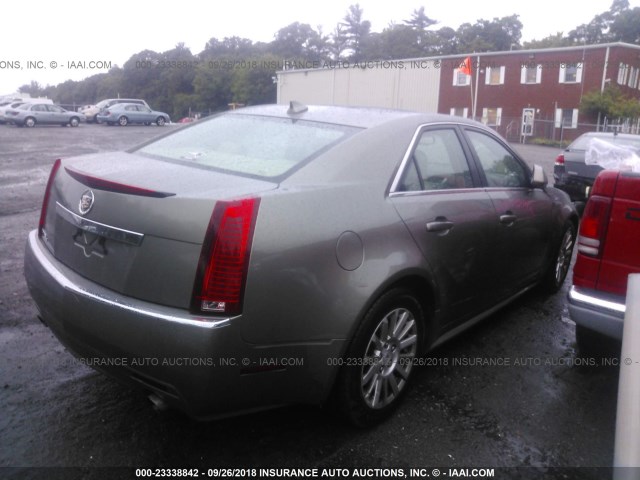 1G6DG5EG7A0148912 - 2010 CADILLAC CTS LUXURY COLLECTION GRAY photo 4