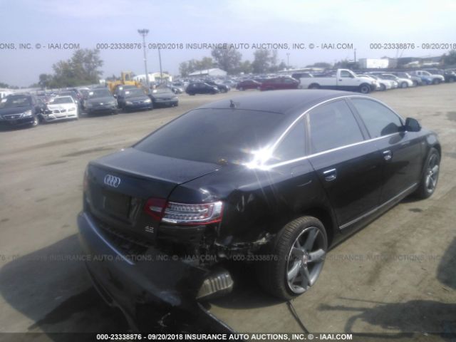 WAUBVAFB5BN023933 - 2011 AUDI A6 PRESTIGE BLACK photo 4