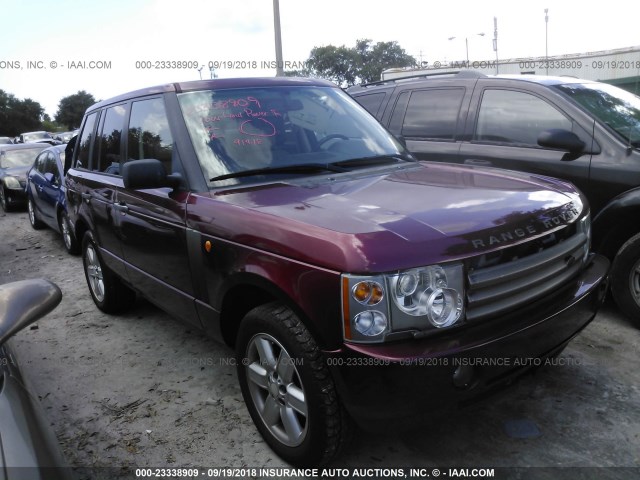 SALME11434A155533 - 2004 LAND ROVER RANGE ROVER HSE RED photo 1